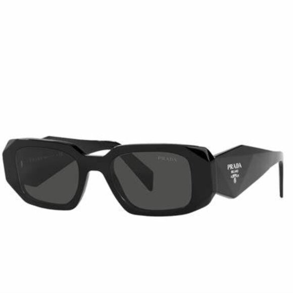 Brand New with Tags Prada Women's Geometric Rectangle Acetate Sunglasses - Picture 1 of 3